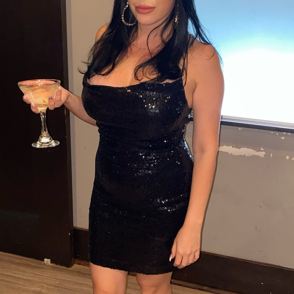 Sequin Mini Dress
